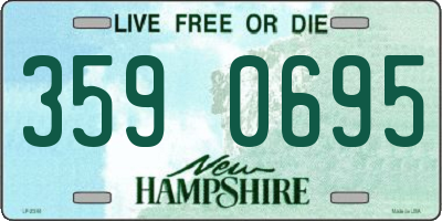 NH license plate 3590695
