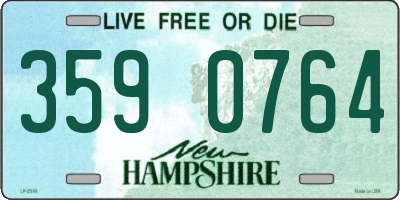 NH license plate 3590764