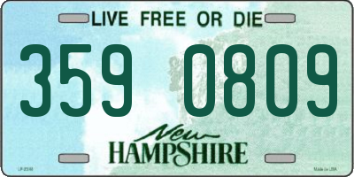 NH license plate 3590809