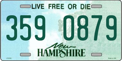 NH license plate 3590879
