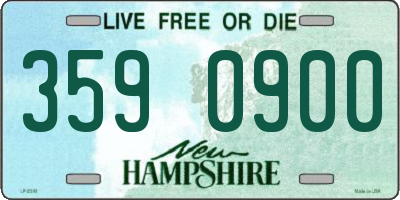 NH license plate 3590900