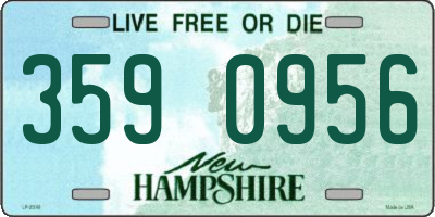 NH license plate 3590956