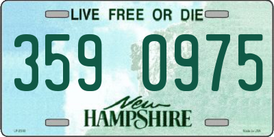 NH license plate 3590975