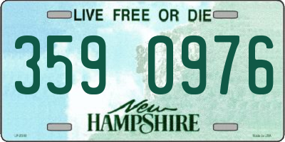NH license plate 3590976