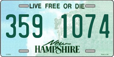 NH license plate 3591074