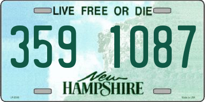 NH license plate 3591087