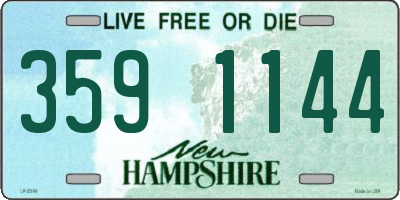 NH license plate 3591144