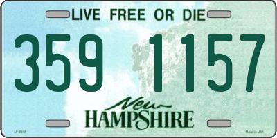 NH license plate 3591157