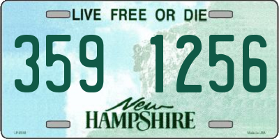 NH license plate 3591256