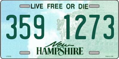 NH license plate 3591273