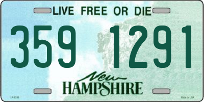 NH license plate 3591291
