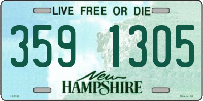 NH license plate 3591305