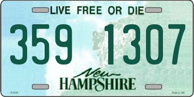 NH license plate 3591307