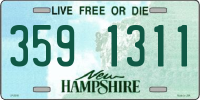 NH license plate 3591311