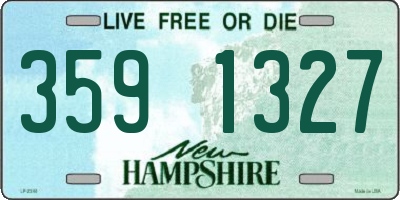 NH license plate 3591327
