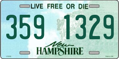 NH license plate 3591329