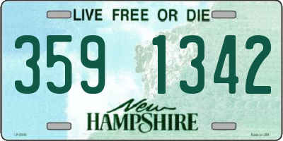 NH license plate 3591342