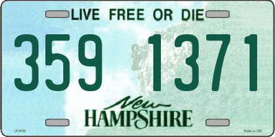 NH license plate 3591371