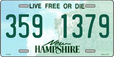NH license plate 3591379
