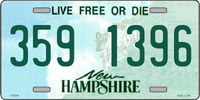 NH license plate 3591396