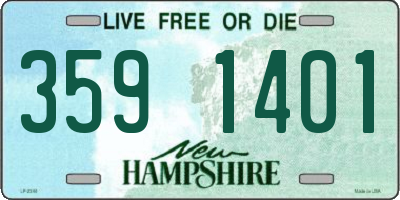 NH license plate 3591401