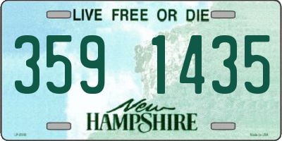 NH license plate 3591435