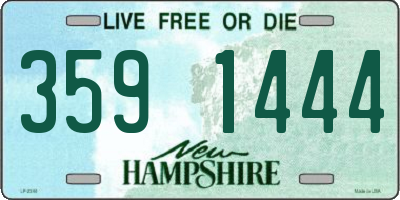 NH license plate 3591444