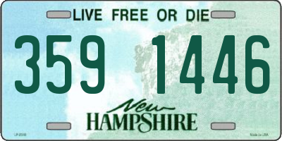 NH license plate 3591446