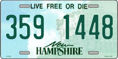 NH license plate 3591448