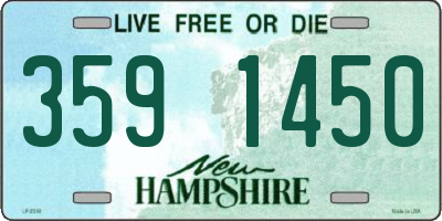 NH license plate 3591450