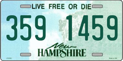NH license plate 3591459