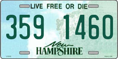 NH license plate 3591460