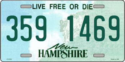 NH license plate 3591469