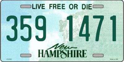 NH license plate 3591471