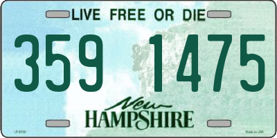 NH license plate 3591475