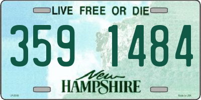 NH license plate 3591484