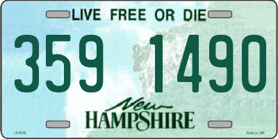 NH license plate 3591490