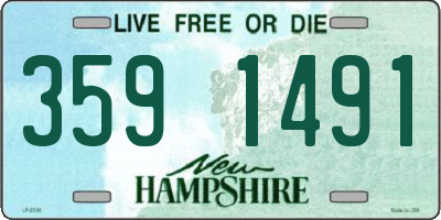 NH license plate 3591491