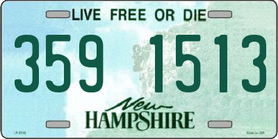 NH license plate 3591513