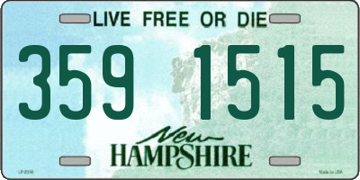 NH license plate 3591515