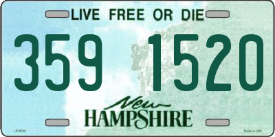 NH license plate 3591520