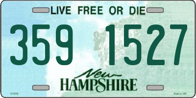NH license plate 3591527