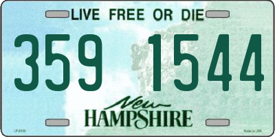 NH license plate 3591544