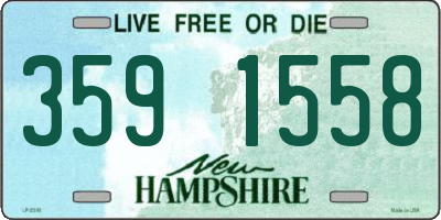 NH license plate 3591558