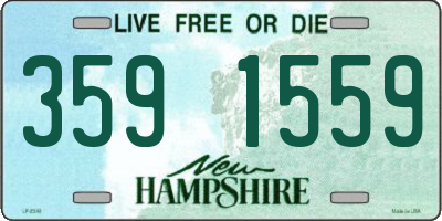 NH license plate 3591559
