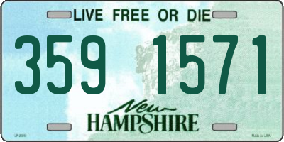 NH license plate 3591571