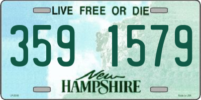 NH license plate 3591579