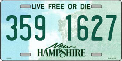 NH license plate 3591627
