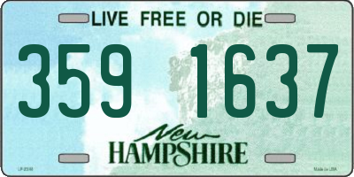 NH license plate 3591637