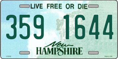 NH license plate 3591644